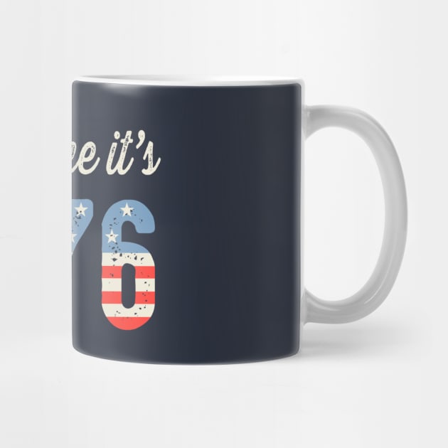 Party Like It's 1776 USA Flag by Designkix